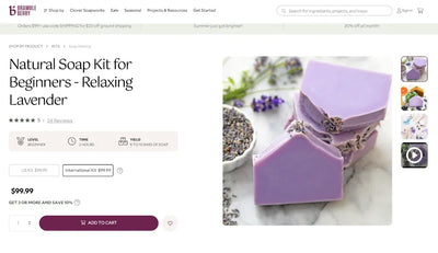 Cold Pressed Soap Kits to Get Started